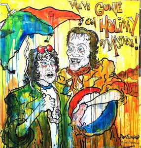 withnail and I painting by Dan Pritchard